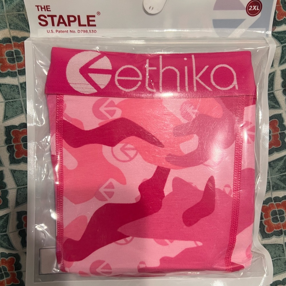 Ethika Men’s The Staple Pink Camo Camoflauge Briefs